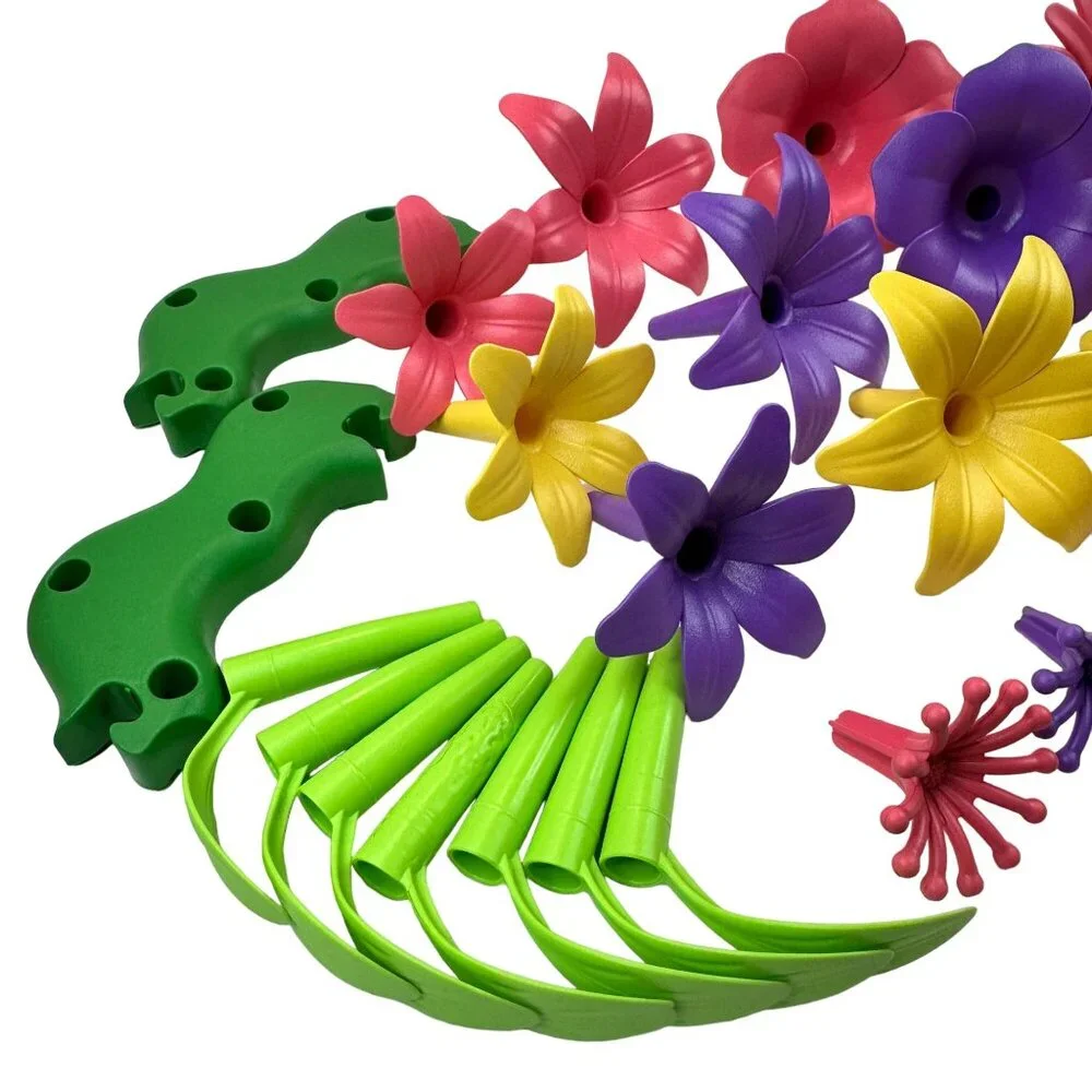 Build A Garden Flower Assembly Kit For‎ Kids Green Toys Dishwasher Safe COMPLETE